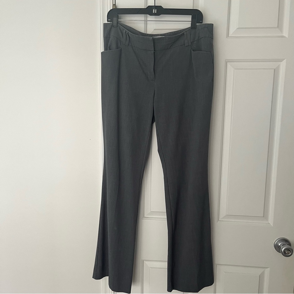 New York & Company Gray Bootcut/Flare Pants